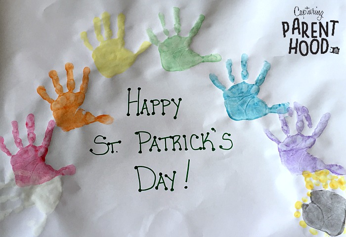 St. Patrick's Day - Rainbow Arts + Crafts © Capturing Parenthood