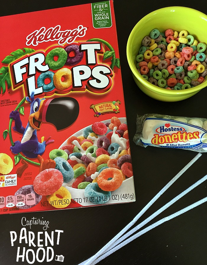 Froot Loops Rainbow Snack © Capturing Parenthood