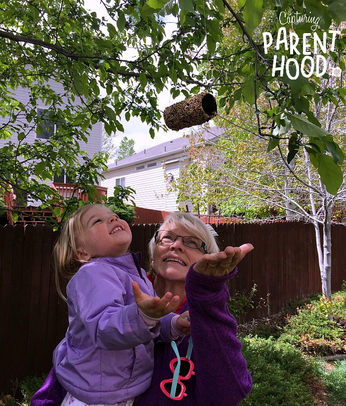DIY Bird Feeder - Kids Craft © Capturing Parenthood