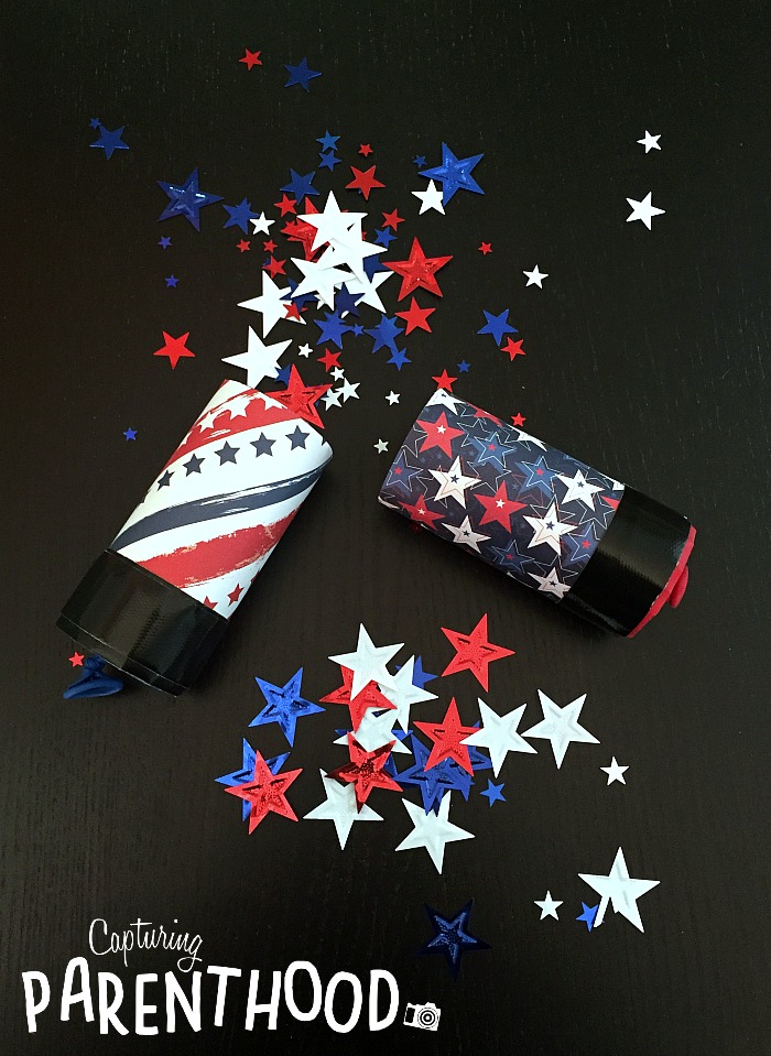 Fourth of July Confetti Poppers © Capturing Parenthood