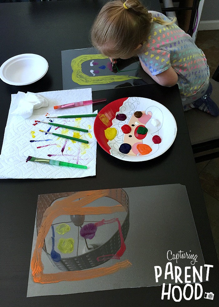 Plexi-Glass Portrait Painting © Capturing Parenthood