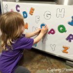 DIY Alphabet Magnet Puzzle