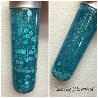 Blue Glitter Glue Sensory Bottle