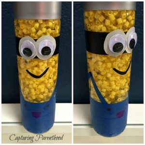 Minion Sensory Bottle • Capturing Parenthood