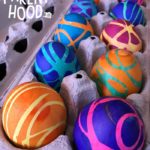 Rubber Cement Easter Eggs