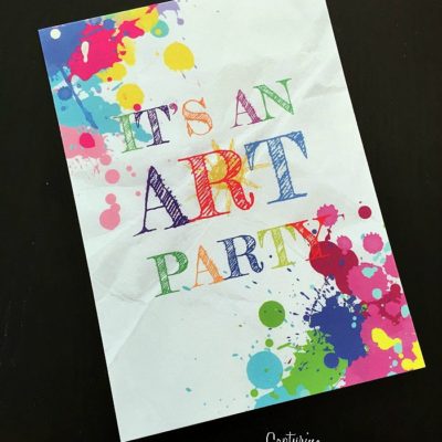 It’s an Art Party – Third Birthday