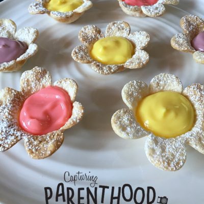 Flower Pudding Tarts © Capturing Parenthood