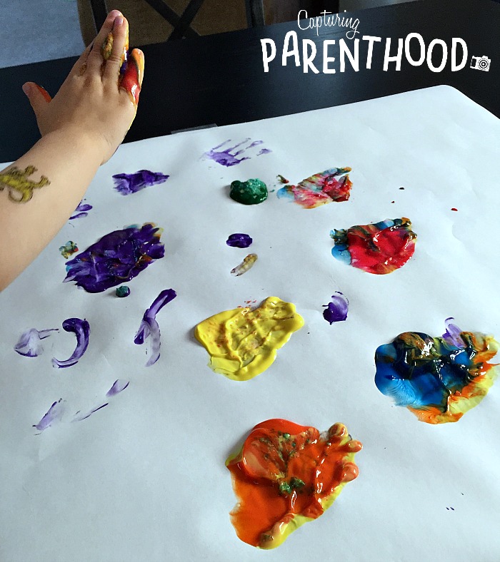 Painting with the Five Senses © Capturing Parenthood