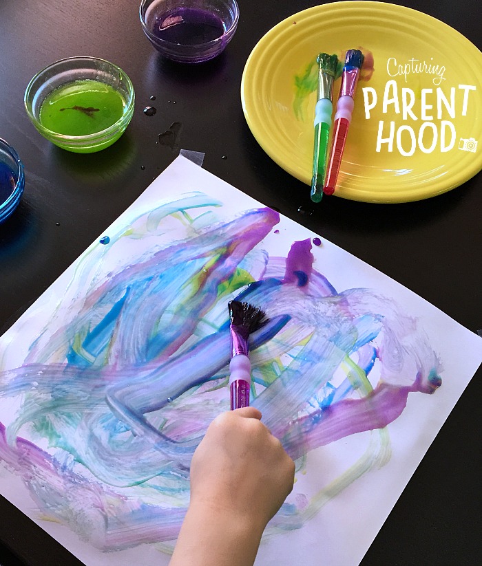 Painting with the Five Senses • Capturing Parenthood