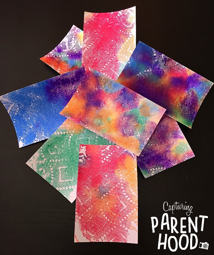 Photo Paper Painting © Capturing Parenthood