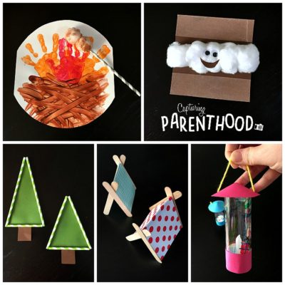 Camping Crafts for Kids © Capturing Parenthood