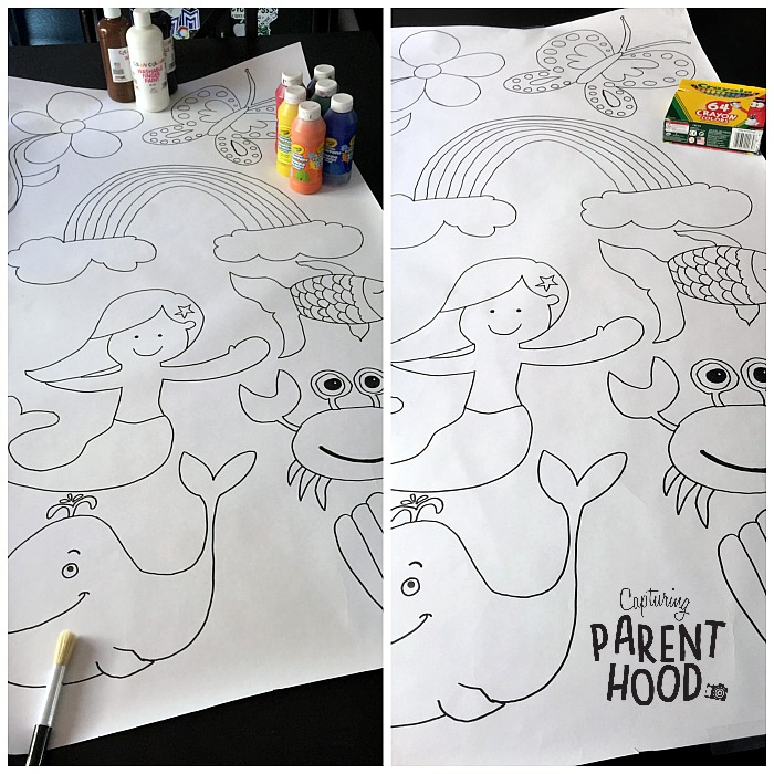 Giant Painting & Coloring © Capturing Parenthood