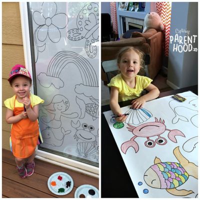 Giant Painting & Coloring © Capturing Parenthood