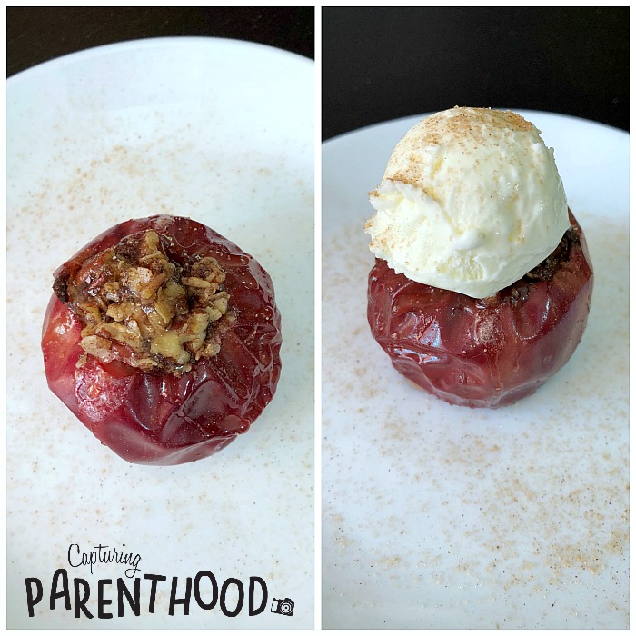 Baked Apples a La Mode © Capturing Parenthood