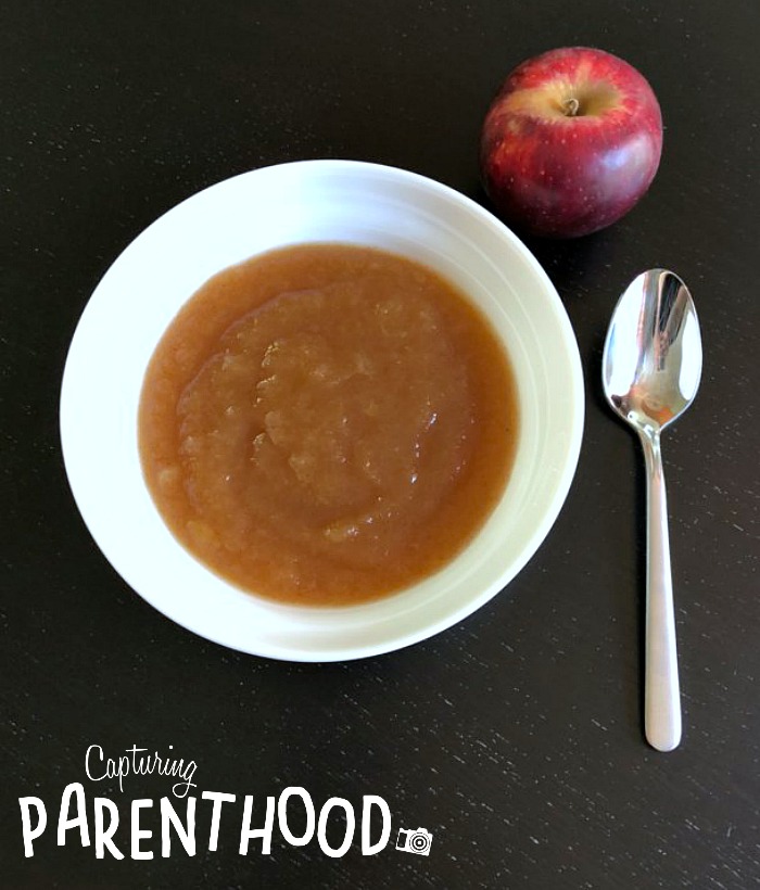 Homemade Cinnamon Applesauce © Capturing Parenthood