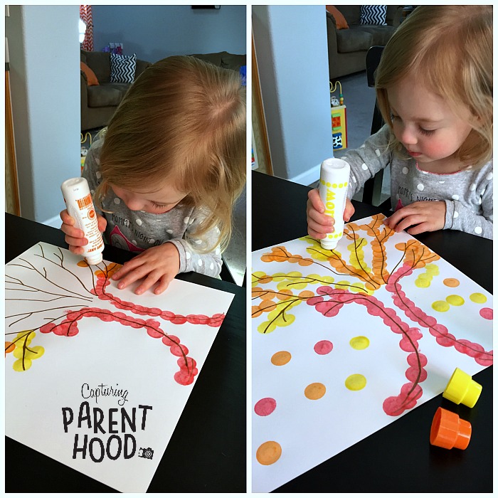 Fall Tree Crafts for Kids © Capturing Parenthood