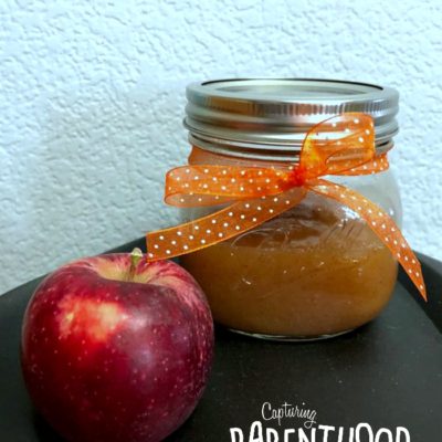 Homemade Cinnamon Applesauce © Capturing Parenthood