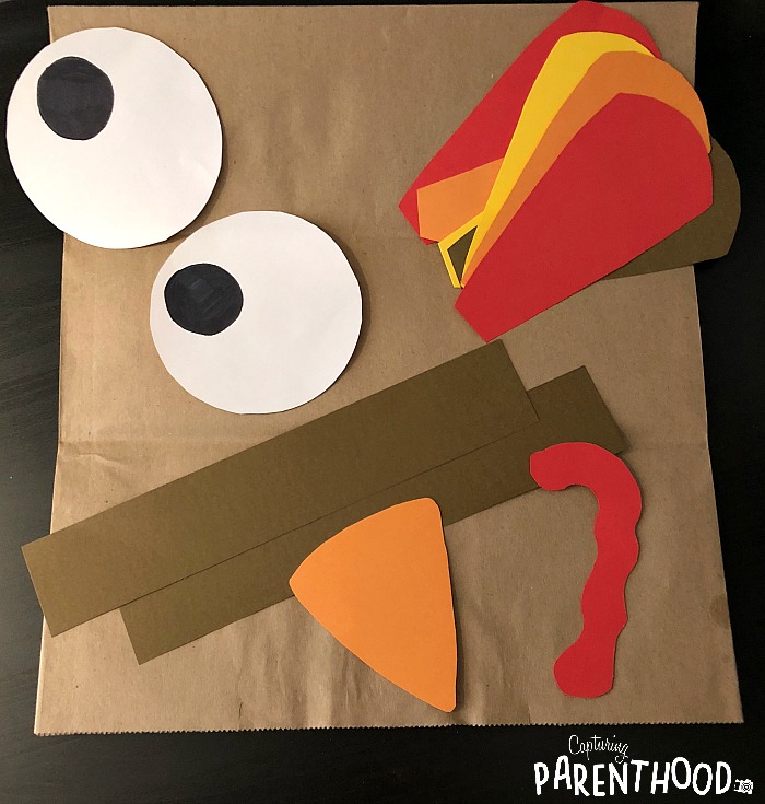 Paper Bag Turkey Craft © Capturing Parenthood