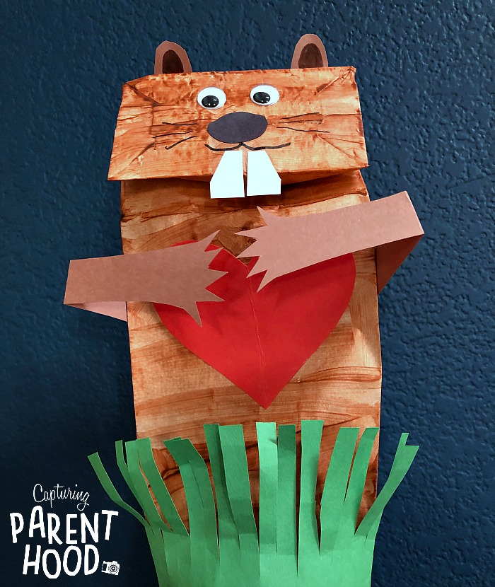 Groundhug Day Puppet Craft © Capturing Parenthood