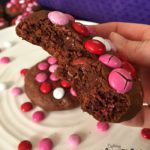 Triple Chocolate Valentine’s Cookies