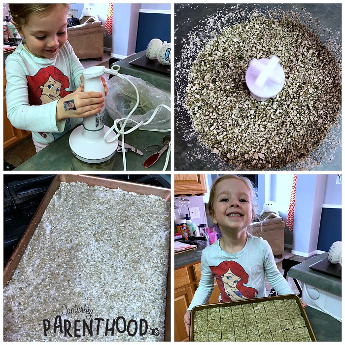 Cooking With Sesame Street - Homemade Seed Crackers © Capturing Parenthood