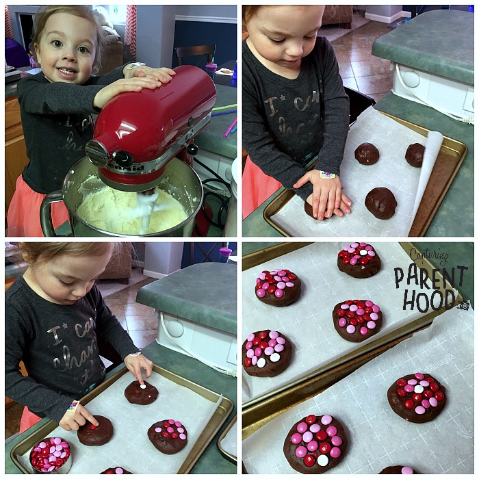 Triple Chocolate Valentine's Cookies © Capturing Parenthood
