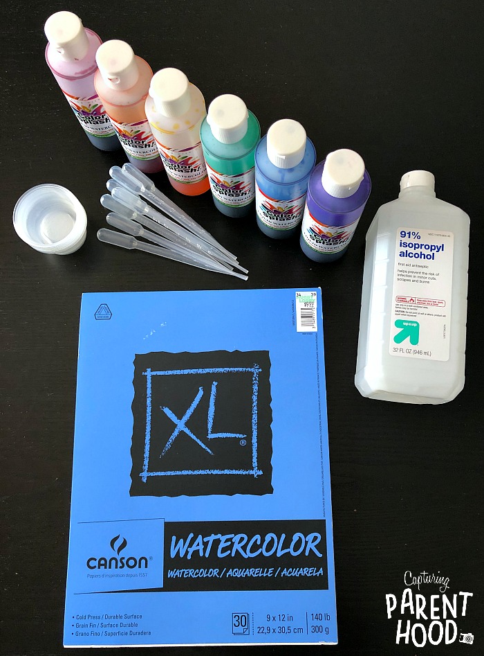 Liquid Watercolor + Rubbing Alcohol Easter Bunnies (Two-Ways) © Capturing Parenthood