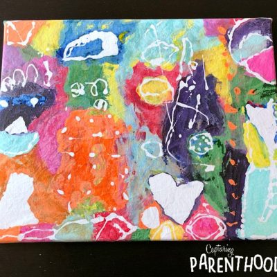 Glue-Resist Batik - A Fabulous Craft for Kids © Capturing Parenthood