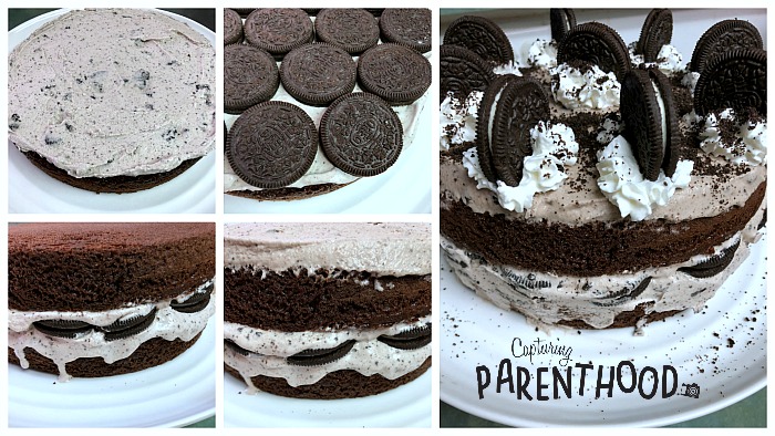 Chocolate Cookies & Cream Ice Cream Cake © Capturing Parenthood
