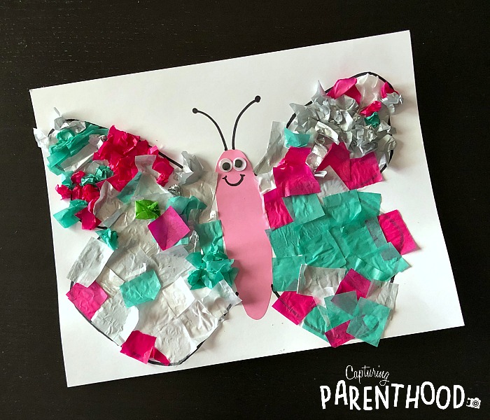 Tissue Paper Bugs • Capturing Parenthood
