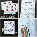 Preschool Math – Springtime Subtraction