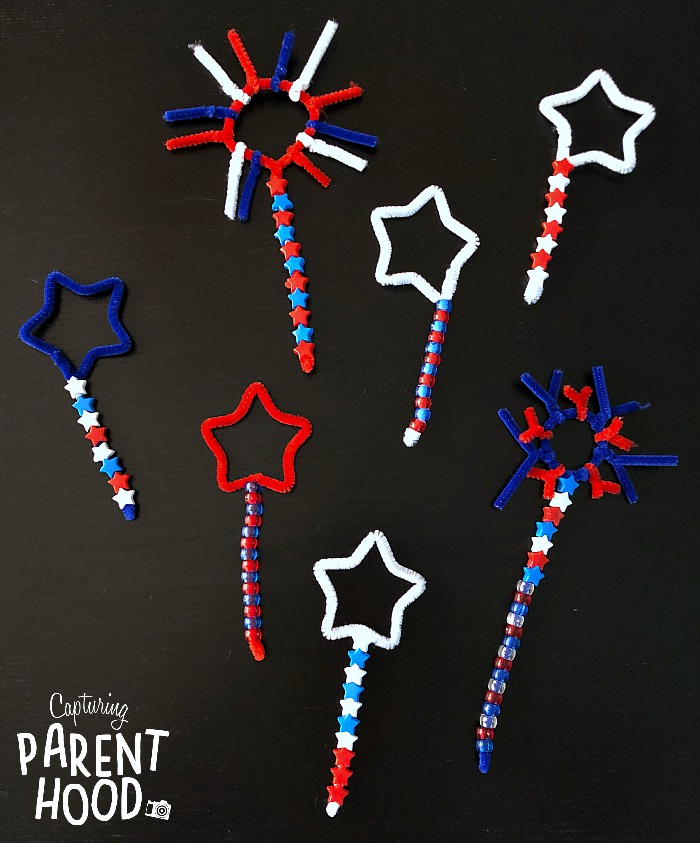 DIY Fourth of July Bubble Wands