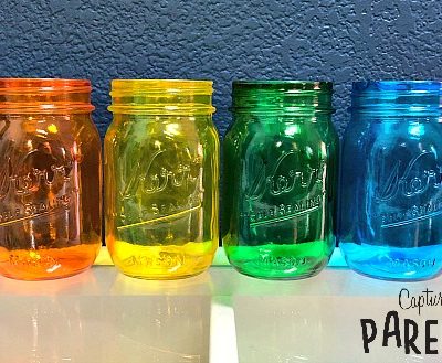 DIY Tinted Mason Jars – Two Ways