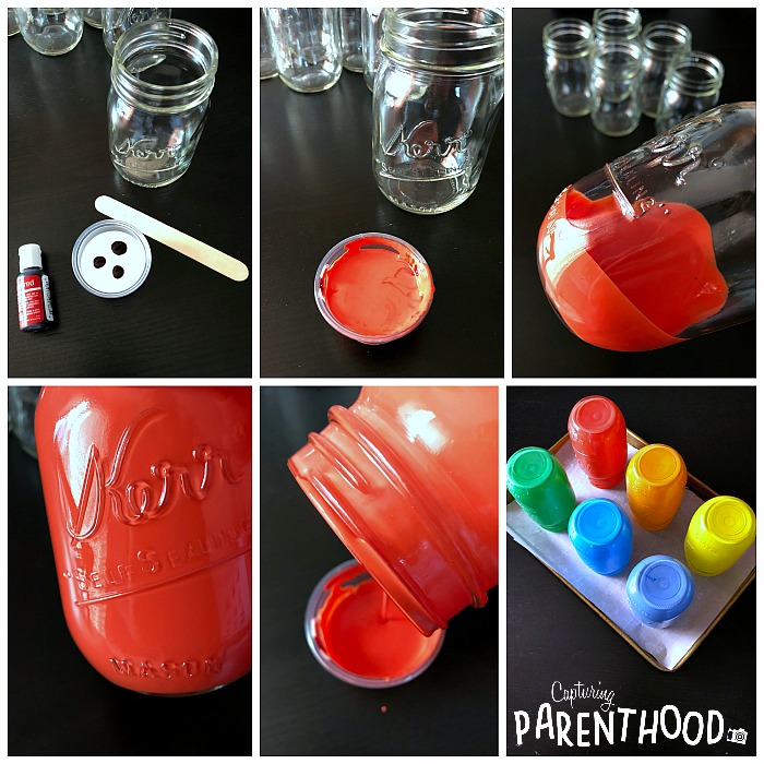 DIY Tinted Mason Jars - Two Ways