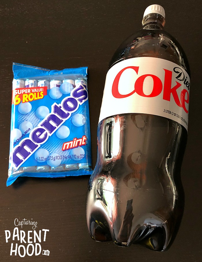 will chewy mentos work with diet coke?