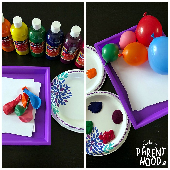 Spray Bottle Painting • Capturing Parenthood