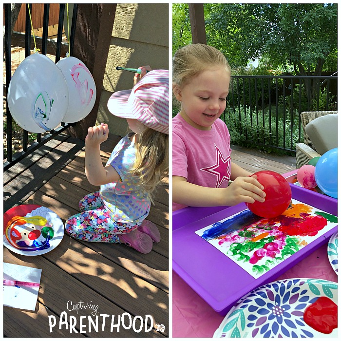 Balloon Painting - Two Ways