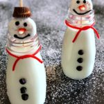 Snowman Milk Bottles