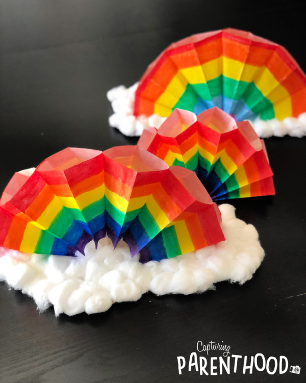 3D papierová taška Rainbows • Zachytenie rodičovstva